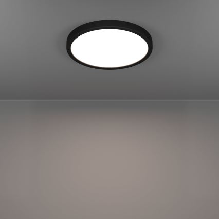 Eglo - LED-kattovalaisin LED/14,2W/230V 2700/4000/6500K Ø 27,8 cm musta
