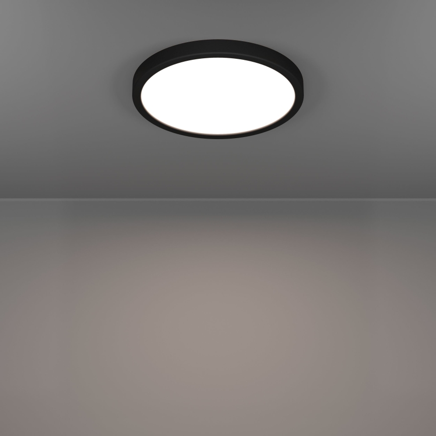 Eglo - LED-kattovalaisin LED/14,2W/230V 2700/4000/6500K Ø 27,8 cm musta