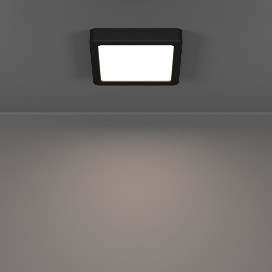 Eglo - LED-kattovalaisin LED/7W/230V 2700/4000/6500K 15x15cm musta