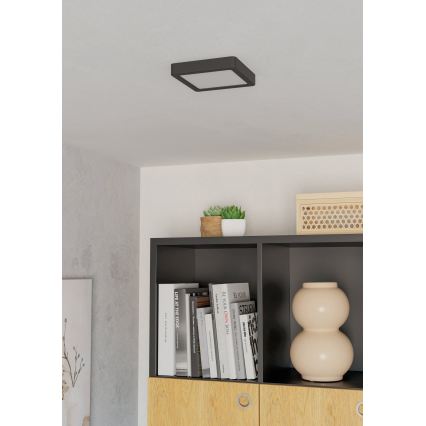 Eglo - LED-kattovalaisin LED/7W/230V 2700/4000/6500K 15x15cm musta