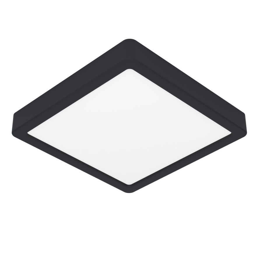 Eglo - LED Kattovalaisin LED/10,5W/230V 2700/4000/6500K 22x22cm musta