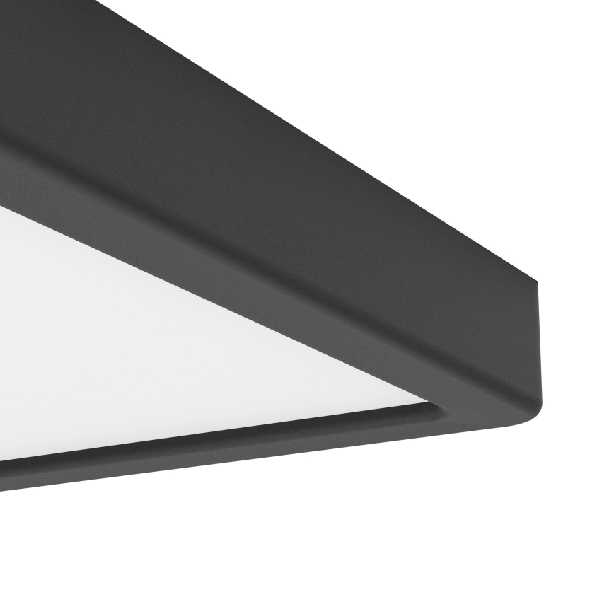 Eglo - LED Kattovalaisin LED/10,5W/230V 2700/4000/6500K 22x22cm musta