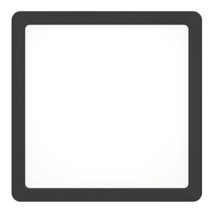 Eglo - LED Kattovalaisin LED/10,5W/230V 2700/4000/6500K 22x22cm musta