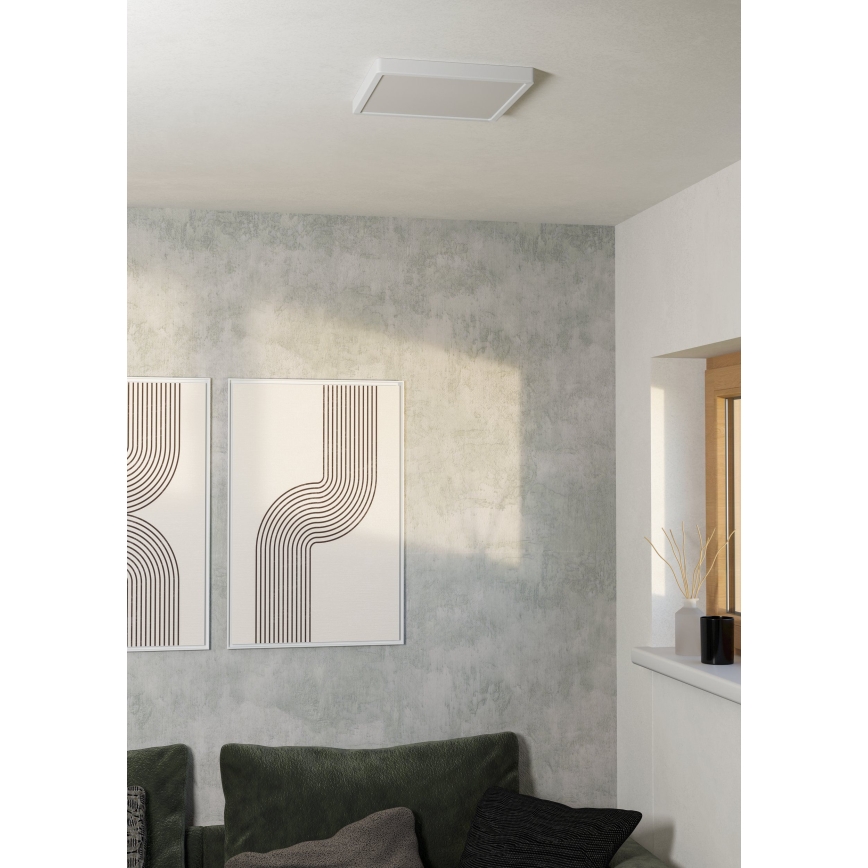 Eglo - LED-kattovalaisin LED/13W/230V 2700/4000/6500K 29x29 cm valkoinen