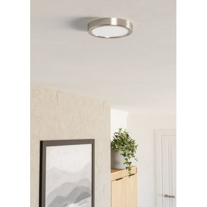 Eglo - LED-kattovalaisin LED/7,5W/230V 2700/4000/6500K halkaisija 16,6 cm mattakromi