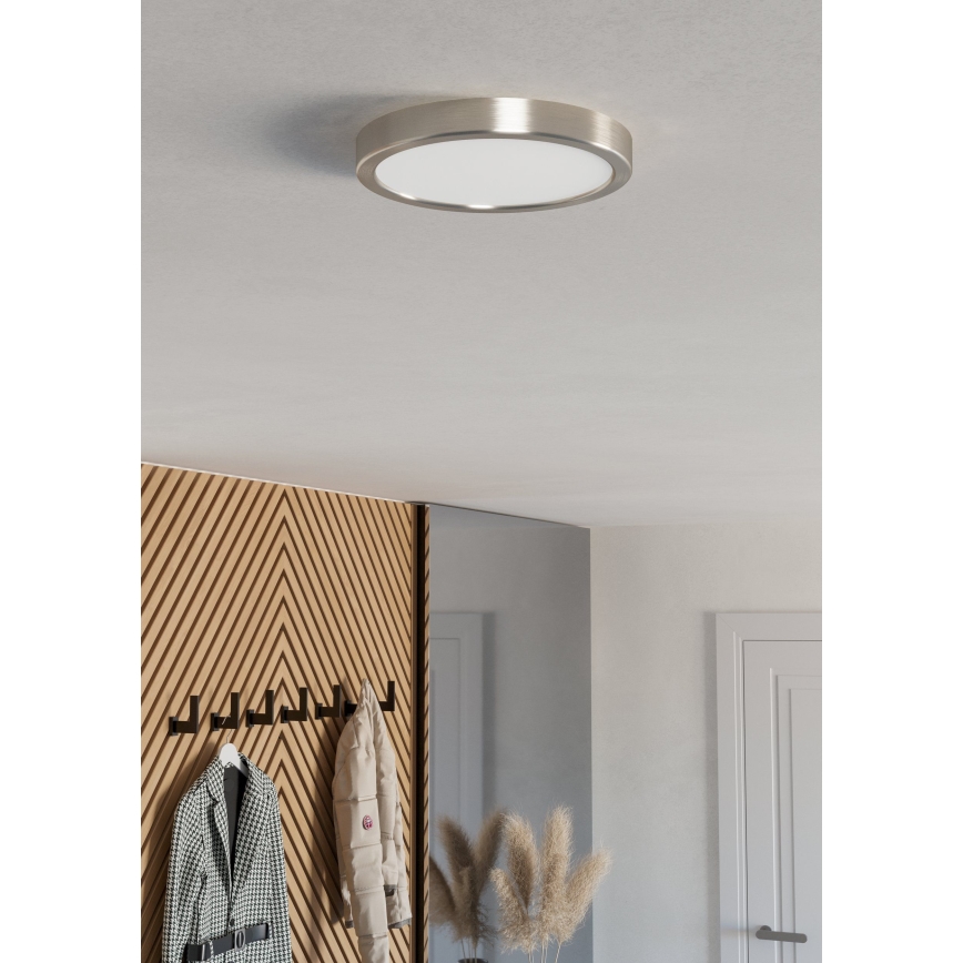Eglo - LED-kattovalaisin LED/11,5W/230V 2700/4000/6500K halkaisija 21,1 cm mattakromi