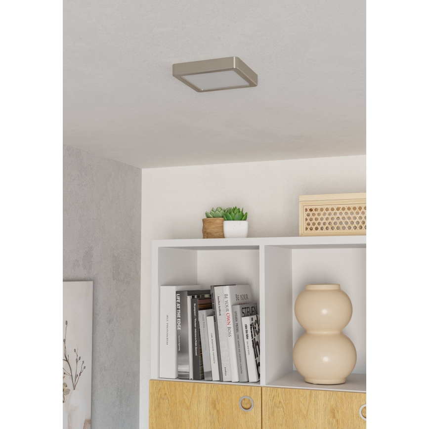 Eglo - LED kattovalaisin LED/7W/230V 2700/4000/6500K 15x15 cm mattakromi