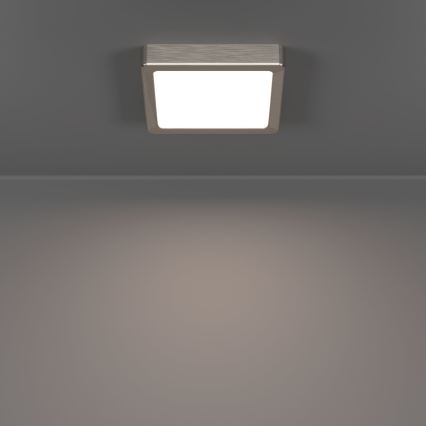 Eglo - LED kattovalaisin LED/7W/230V 2700/4000/6500K 15x15 cm mattakromi