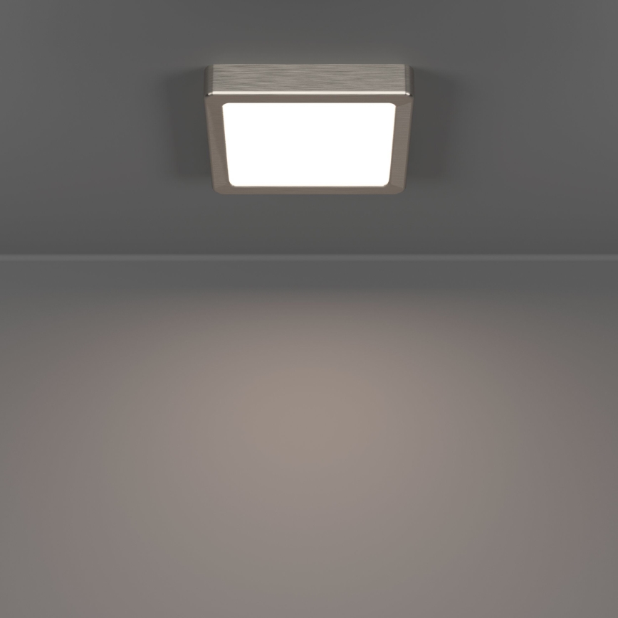 Eglo - LED kattovalaisin LED/7W/230V 2700/4000/6500K 15x15 cm mattakromi