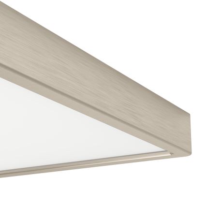 Eglo - LED-kattovalaisin LED/13W/230V 2700/4000/6500K 29x29 cm mattakromi