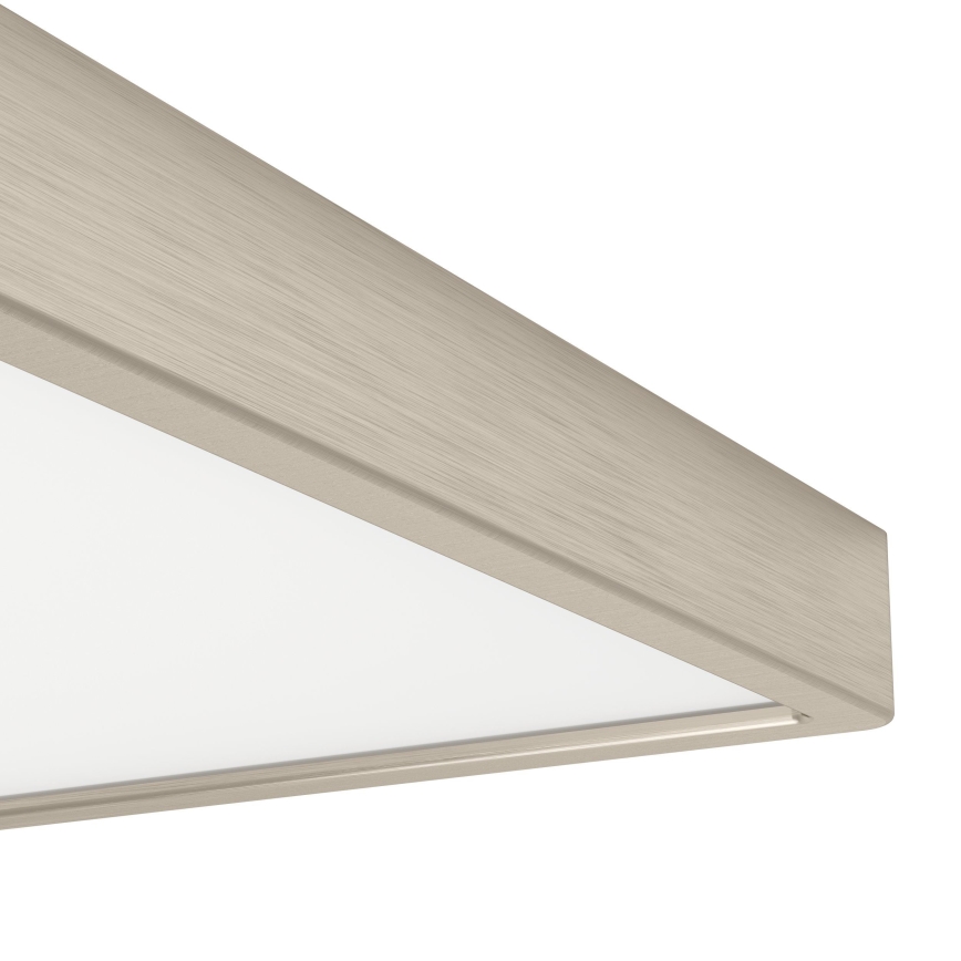 Eglo - LED-kattovalaisin LED/13W/230V 2700/4000/6500K 29x29 cm mattakromi