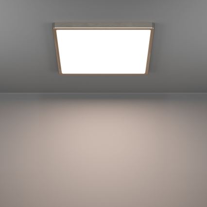 Eglo - LED-kattovalaisin LED/17,5W/230V 2700/4000/6500K 39x39 cm mattakromi