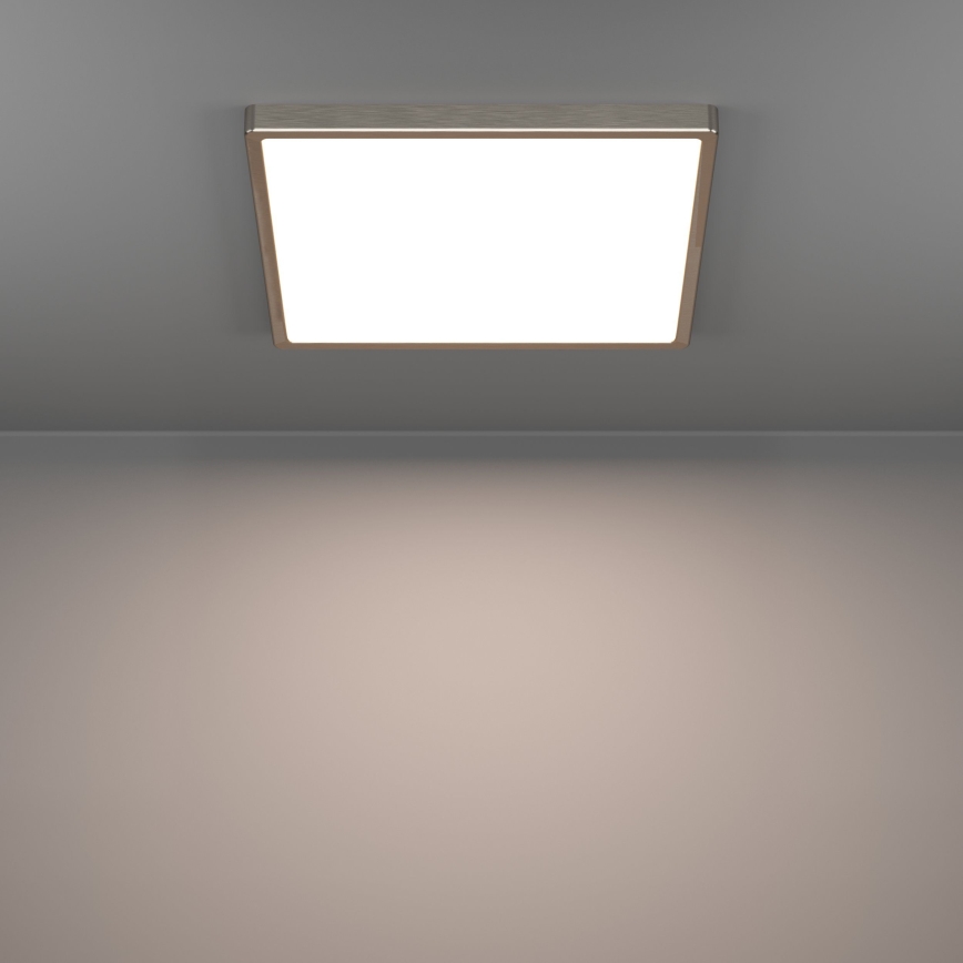 Eglo - LED-kattovalaisin LED/17,5W/230V 2700/4000/6500K 39x39 cm mattakromi
