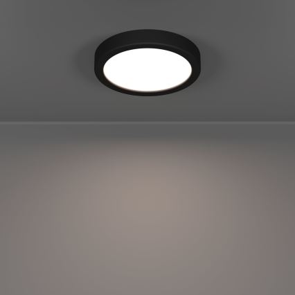 Eglo - LED-kylpyhuoneen kattovalaisin LED/7,5W/230V 2700/4000/6500K halkaisija 16,6 cm IP44 musta