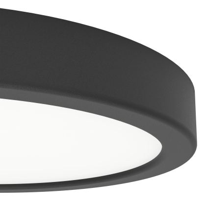Eglo - LED-kylpyhuoneen kattovalaisin LED 11,5 W / 230 V, 2700/4000/6500 K, halkaisija 21,1 cm, IP44, musta
