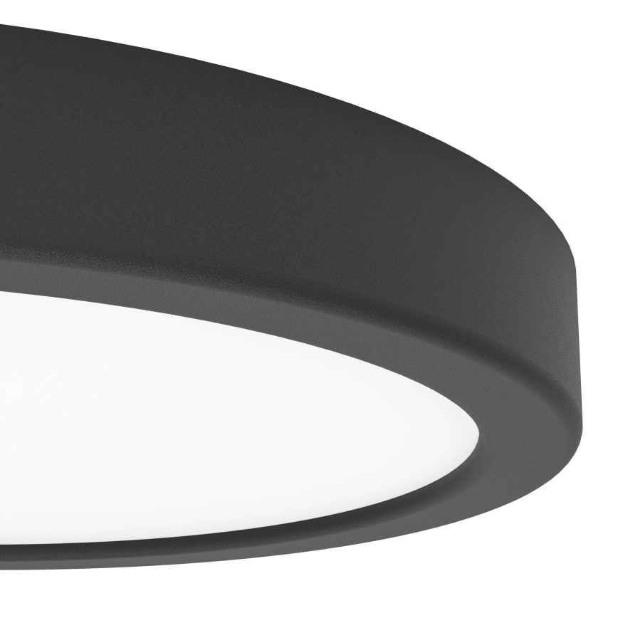 Eglo - LED-kylpyhuoneen kattovalaisin LED 11,5 W / 230 V, 2700/4000/6500 K, halkaisija 21,1 cm, IP44, musta