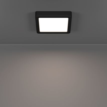 Eglo - LED kylpyhuoneen kattovalaisin LED/7W/230V 2700/4000/6500K 15x15 cm IP44 musta