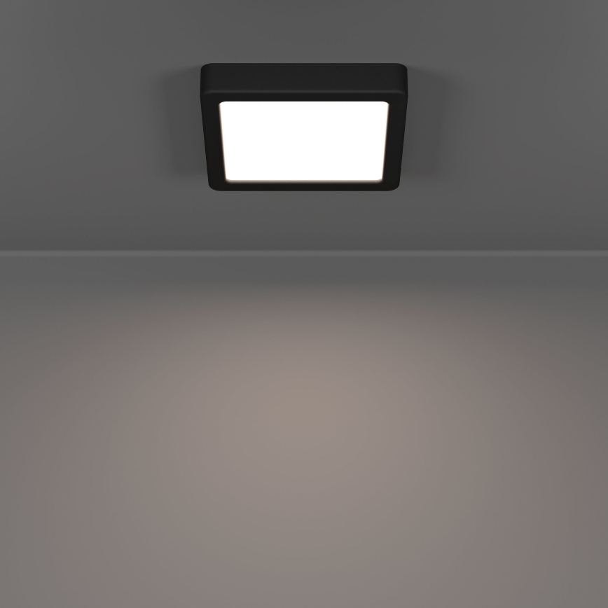 Eglo - LED kylpyhuoneen kattovalaisin LED/7W/230V 2700/4000/6500K 15x15 cm IP44 musta