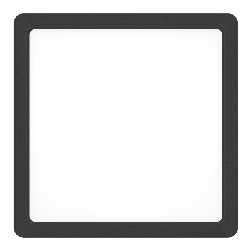 Eglo - LED-kylpyhuoneen kattovalaisin LED/10,5W/230V 22x22 cm IP44 musta