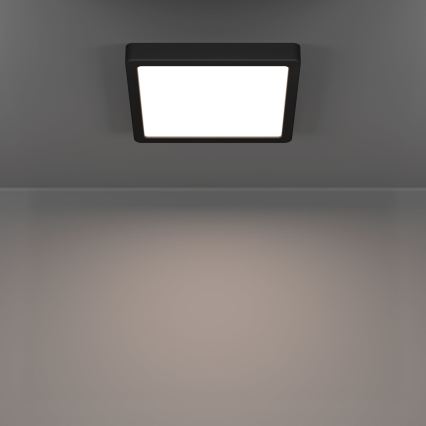 Eglo - LED-kylpyhuoneen kattovalaisin LED/10,5W/230V 22x22 cm IP44 musta