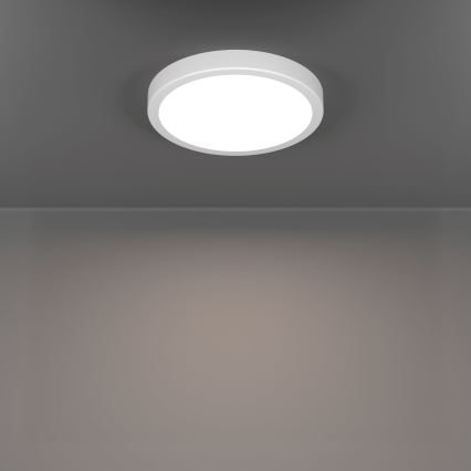 Eglo - LED-kattovalaisin kylpyhuoneeseen LED / 11,5 W / 230 V, 2700 / 4000 / 6500 K, halkaisija 21,1 cm, IP44, valkoinen