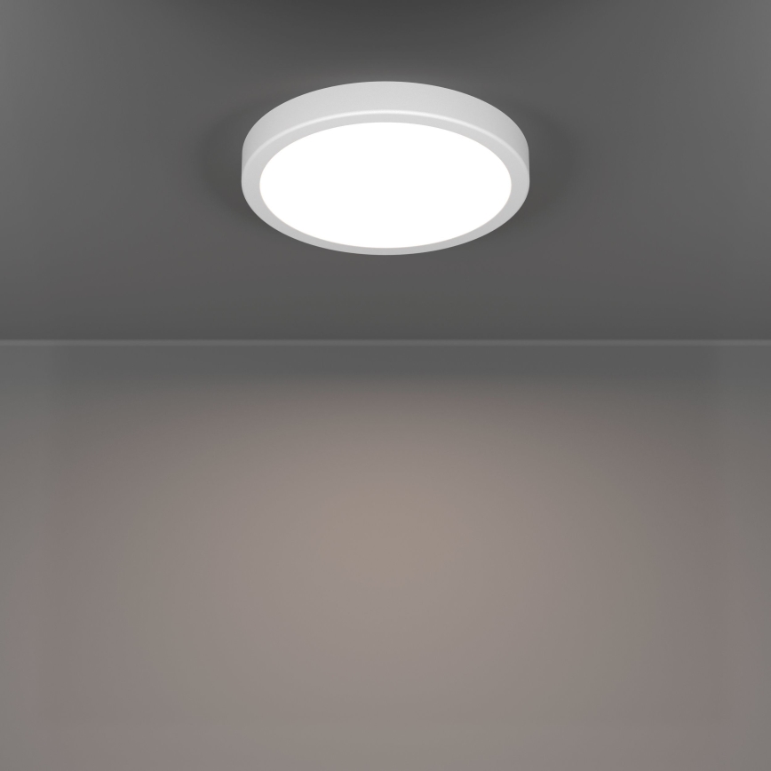 Eglo - LED-kattovalaisin kylpyhuoneeseen LED / 11,5 W / 230 V, 2700 / 4000 / 6500 K, halkaisija 21,1 cm, IP44, valkoinen