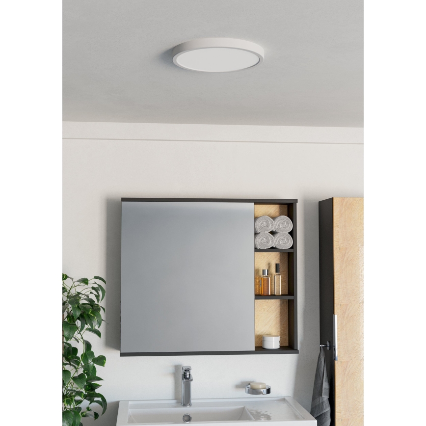 Eglo - LED-kylpyhuoneen kattovalaisin LED/14,2W/230V 2700/4000/6500K halkaisija 27,8 cm IP44 valkoinen