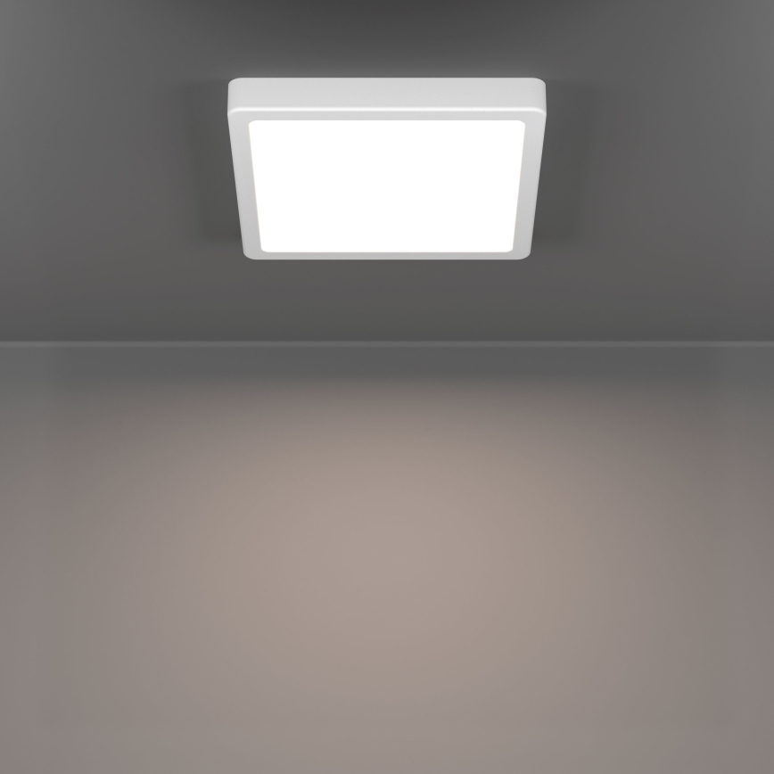 Eglo - LED-kattovalaisin kylpyhuoneeseen LED/10,5W/230V 2700/4000/6500K 22x22 cm IP44 valkoinen