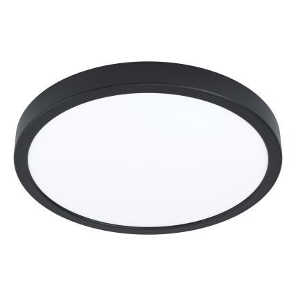 Eglo - LED RGBW himmennettävä kylpyhuoneen kattovalaisin LED/14,3W/230V 2700-6500K Ø 27,8 cm IP44 musta