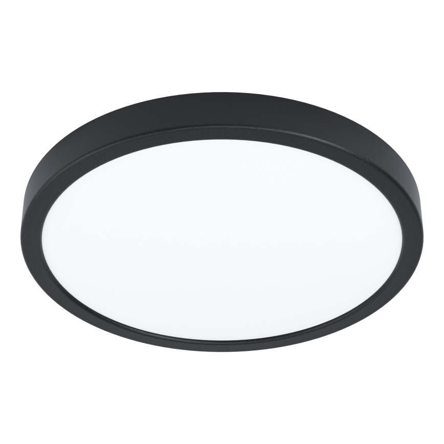 Eglo - LED RGBW himmennettävä kylpyhuoneen kattovalaisin LED/14,3W/230V 2700-6500K Ø 27,8 cm IP44 musta