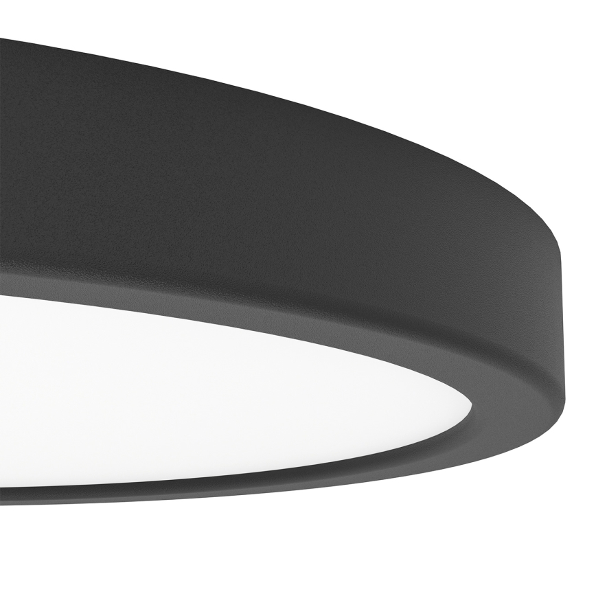 Eglo - LED RGBW himmennettävä kylpyhuoneen kattovalaisin LED/14,3W/230V 2700-6500K Ø 27,8 cm IP44 musta