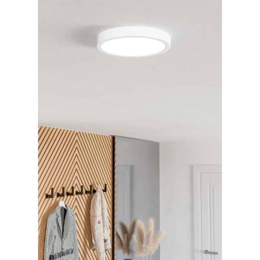 Eglo - LED RGBW himmennettävä kylpyhuoneen kattovalaisin LED/11,2W/230V 2700-6500K pr. 21,1 cm IP44 valkoinen