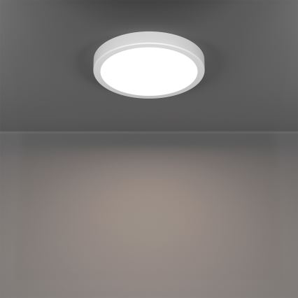 Eglo - LED RGBW himmennettävä kylpyhuoneen kattovalaisin LED/11,2W/230V 2700-6500K pr. 21,1 cm IP44 valkoinen