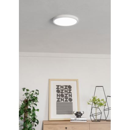 Eglo - LED RGBW himmennettävä kylpyhuoneen kattovalaisin LED/14,3W/230V 2700-6500K halkaisija 27,8 cm IP44 valkoinen
