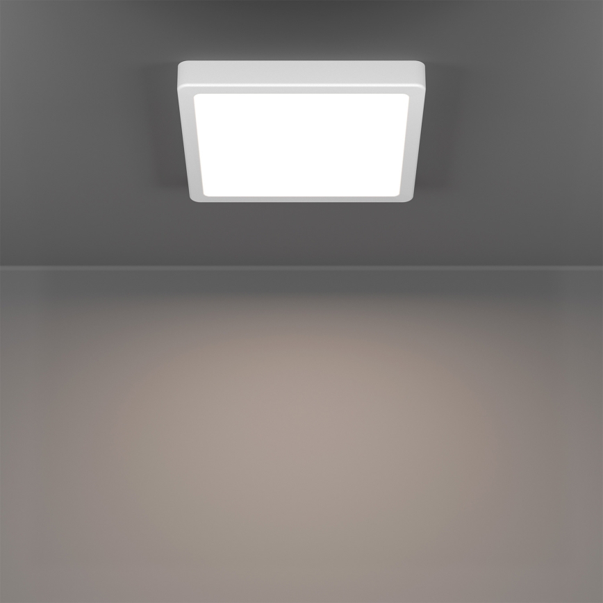 Eglo - LED RGBW himmennettävä kylpyhuoneen kattovalaisin LED/10,5W/230V 2700-6500K 22x22 cm IP44 valkoinen