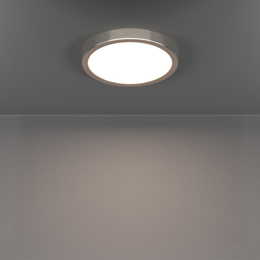 Eglo - LED RGBW himmennettävä kylpyhuoneen kattovalaisin LED/11,2W/230V 2700-6500K halkaisija 21,1 cm IP44 mattakromi