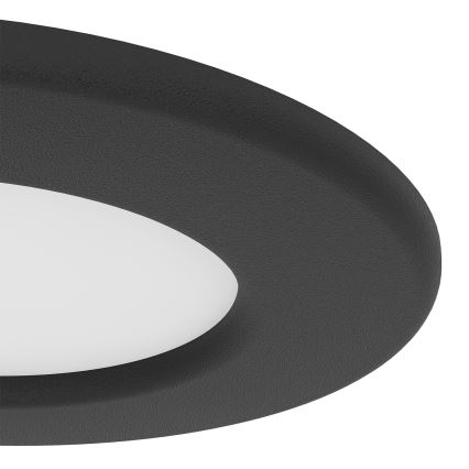 Eglo - 3 kpl setti upotettavia LED-alasvaloja LED/3,7W/230V 2700/4000/6500K halkaisija 8,8 cm musta