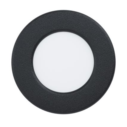 Eglo - LED-uppovalaisin LED/3,7W/230V 2700/4000/6500K halkaisija 8,8 cm musta