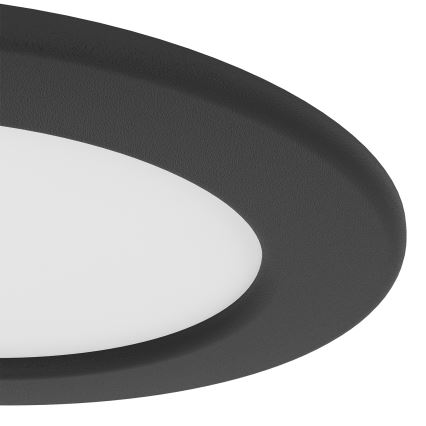 Eglo - Uppoasennettava LED-valaisin LED/6,3W/230V 2700/4000/6500K Ø 11,9 cm musta