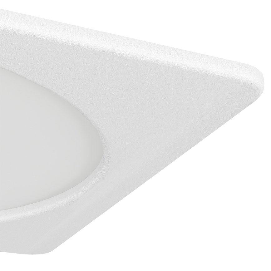 Eglo - LED uppovalaisin LED/10,5W/230V 2700/4000/6500K 16,6x16,6 cm musta