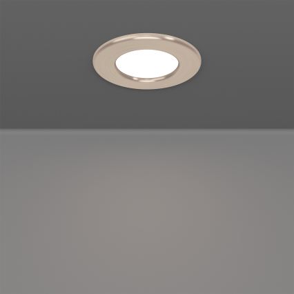 Eglo - 3 kpl LED-upotettavat valaisimet LED/3,7W/230V 2700/4000/6500K, halkaisija 8,8 cm, mattakromi