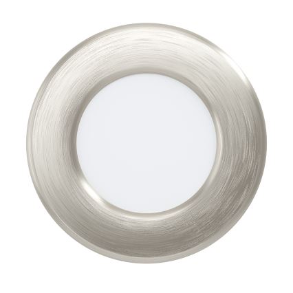 Eglo - LED-upotettava kattovalaisin LED/3,7W/230V 2700/4000/6500K Ø 8,8 cm mattakromi