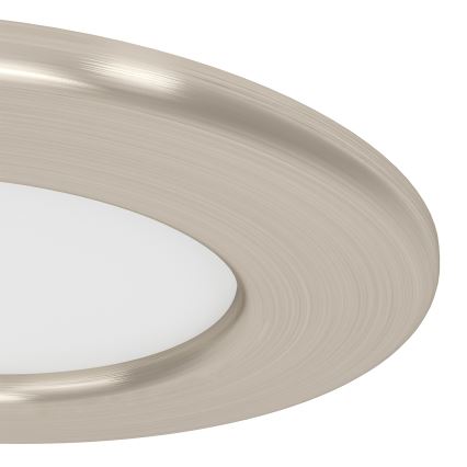Eglo - LED-upotettava kattovalaisin LED/3,7W/230V 2700/4000/6500K Ø 8,8 cm mattakromi