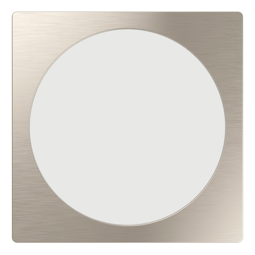 Eglo - upotettava LED-kattovalaisin LED/18,5W/230V 2700/4000/6500K 21,6x21,6 cm mattakromi