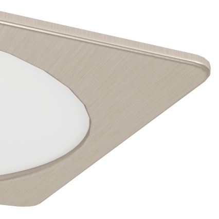 Eglo - upotettava LED-kattovalaisin LED/18,5W/230V 2700/4000/6500K 21,6x21,6 cm mattakromi