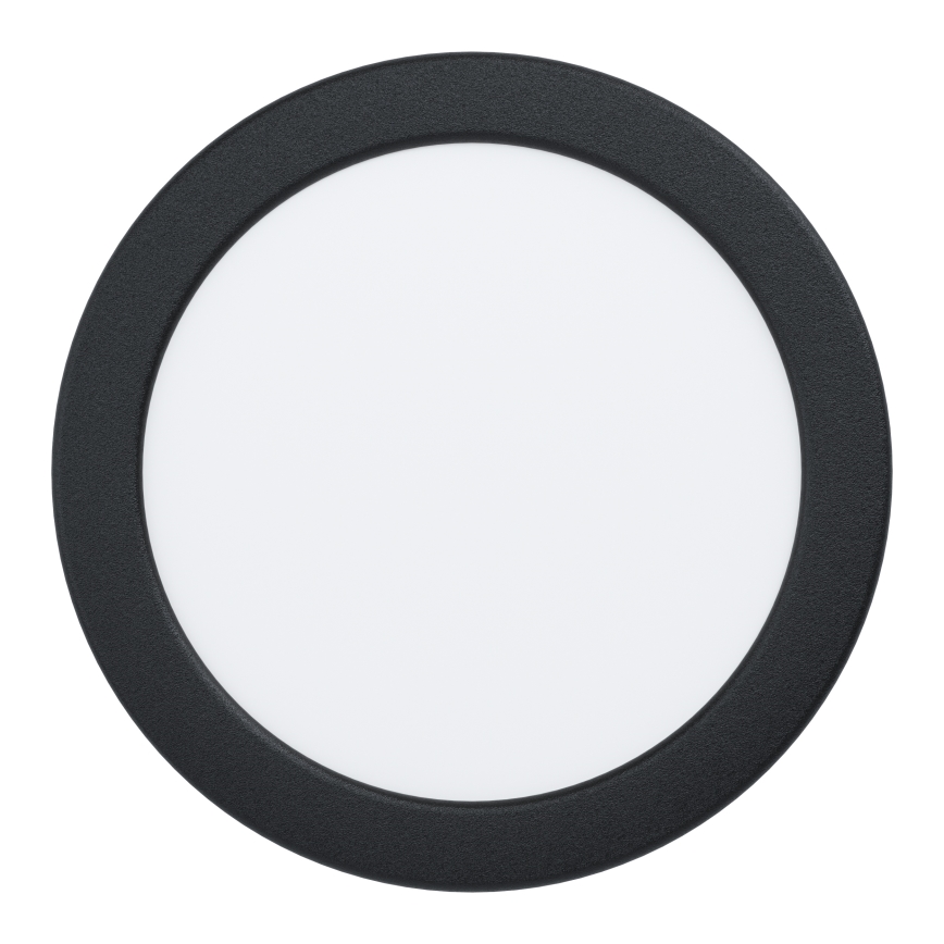 Eglo – Kylpyhuoneen LED-alasvalaisin, 10,5W, 230V, 2700/4000/6500K, Ø 16,8 cm, IP44, musta