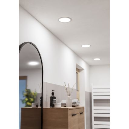 Eglo - LED-uppoasennettava kylpyhuonevalaisin LED/10,5W/230V 2700/4000/6500K Ø 16,8 cm IP44 valkoinen