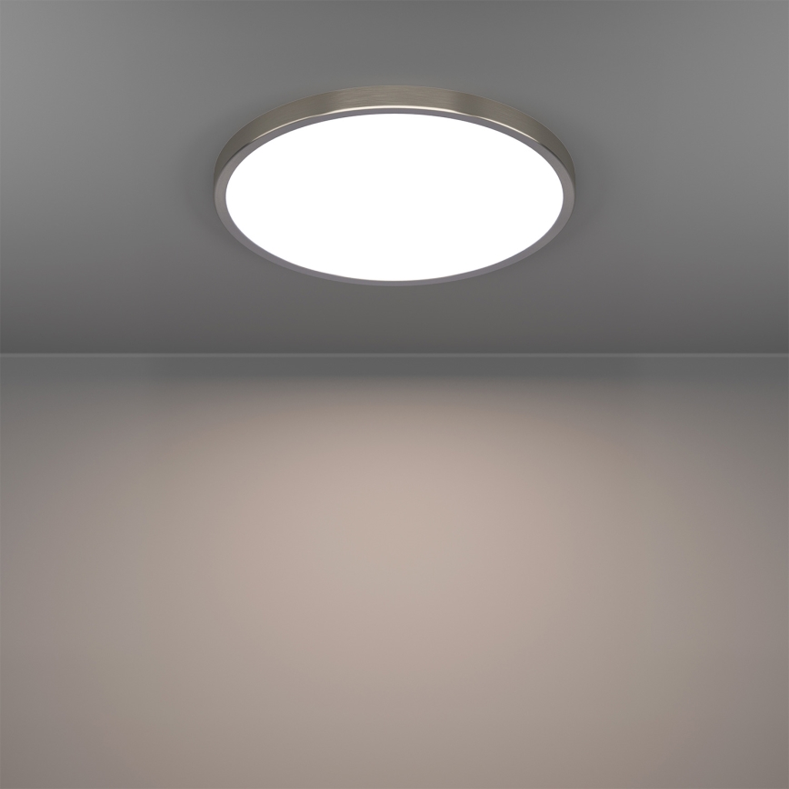 Eglo - LED RGBW himmennettävä kylpyhuoneen kattovalaisin LED/17,5W/230V 2700-6500K halkaisija 38,9 cm IP44 mattakromi