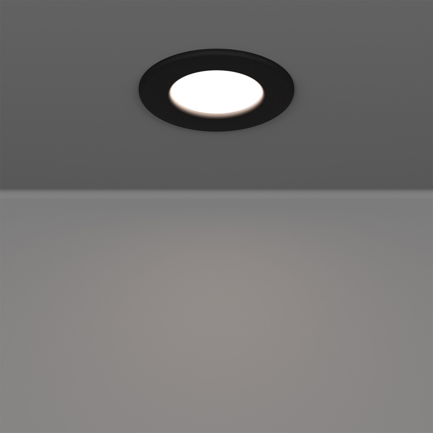 Eglo - SETTI 3xLED RGBW himmennettävät kylpyhuoneen upotettavat alasvalot LED/2,8W/230V 2700-6500K Ø 8,8 cm IP44 musta