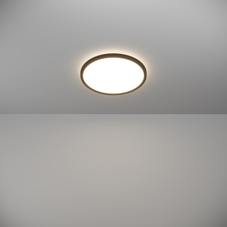 Eglo - LED-kylpyhuoneen kattovalaisin LED/13,9W/230V 2700/4000/6500K halkaisija 30 cm IP44 musta